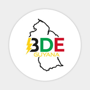 BDE Guyana Front Back Magnet